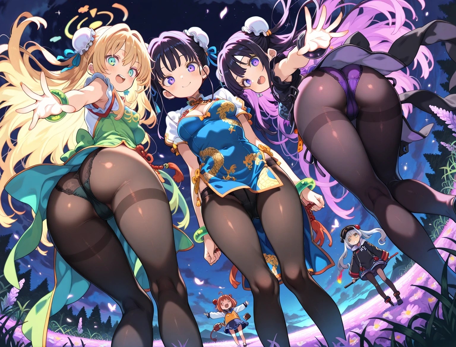 黒タイツ美少女イラスト集2チャイナ編 画像8