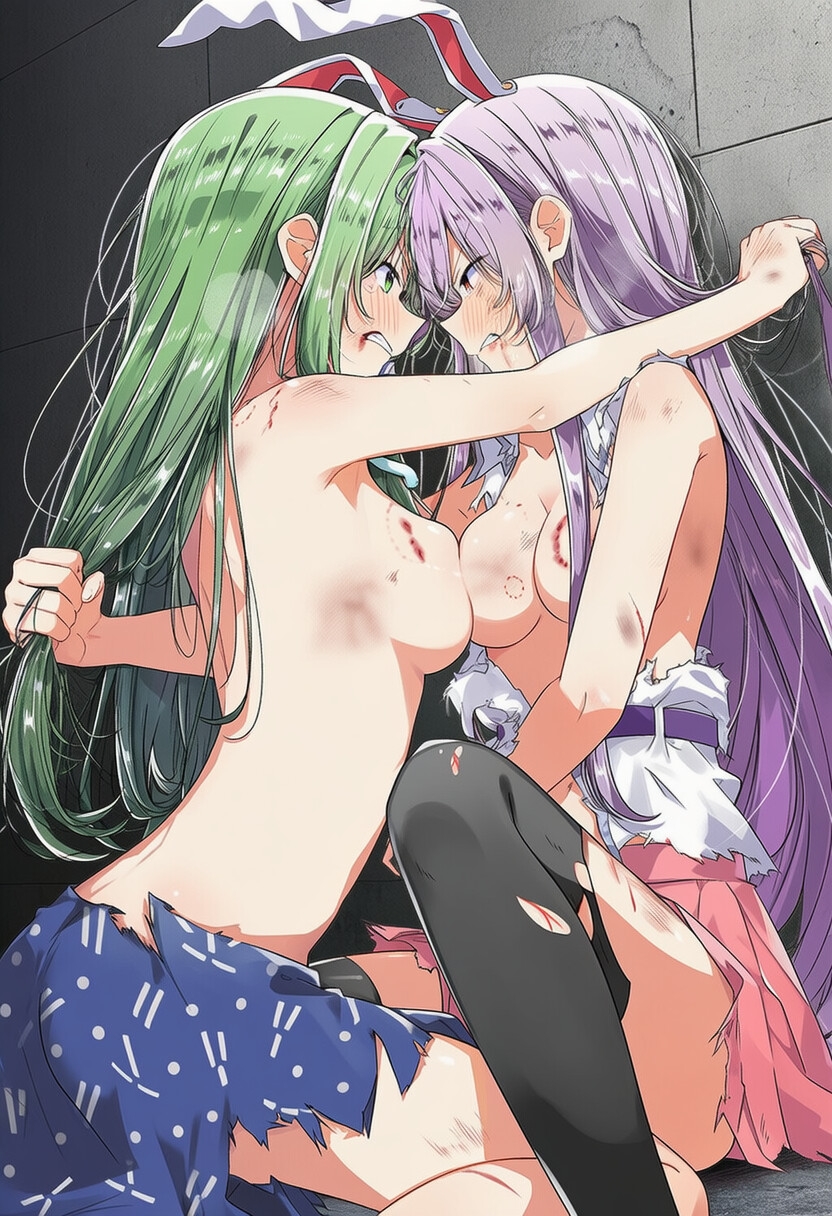 なんでもあり対抗戦2 次鋒戦 東風谷早苗 vs 鈴仙・優曇華院・イナバ 画像2