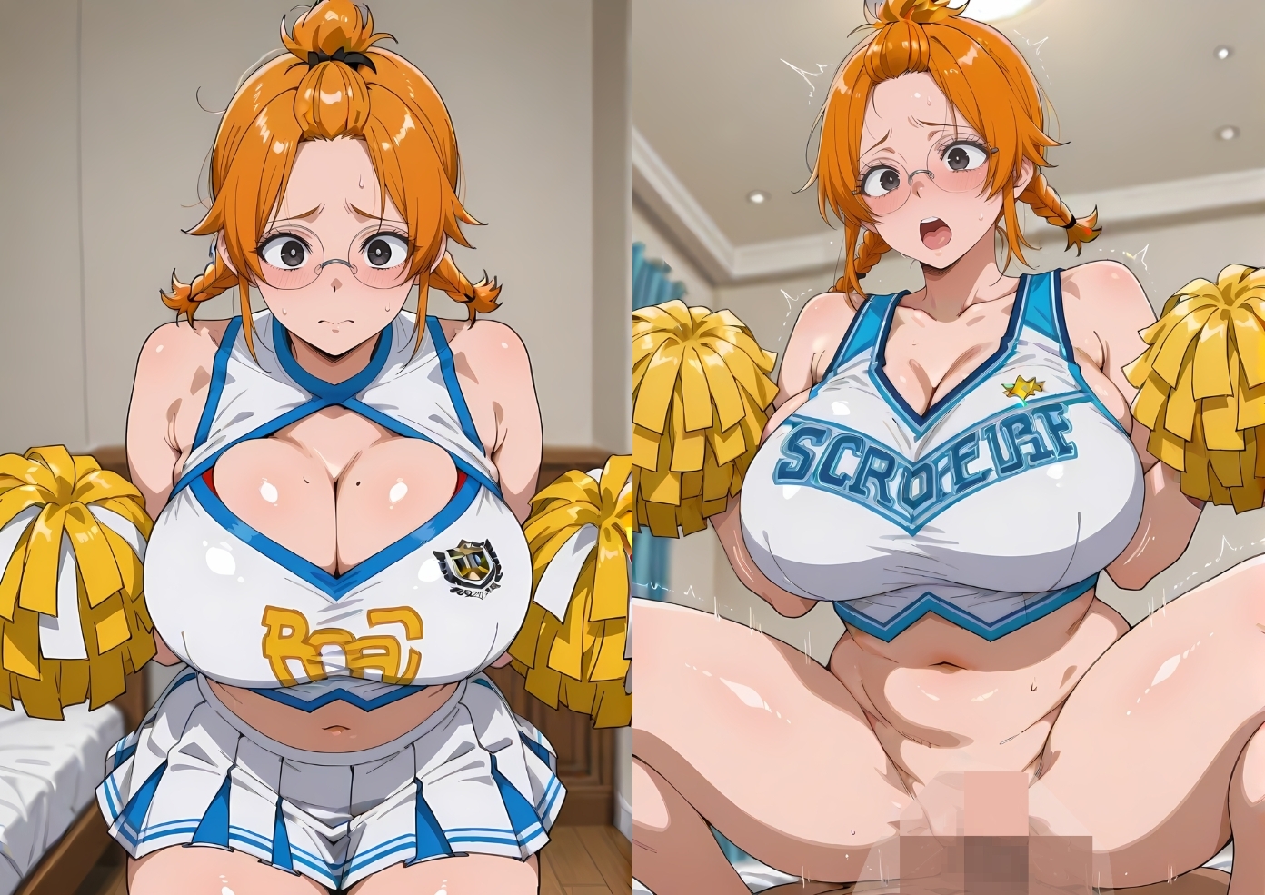 上京したての桃の副隊長さんとイチャコスエッチ 画像7