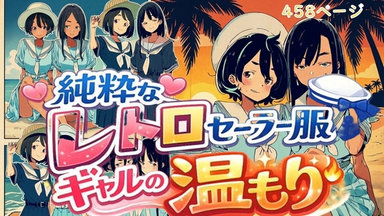 純粋なレトロセーラー服ギャルの温もり