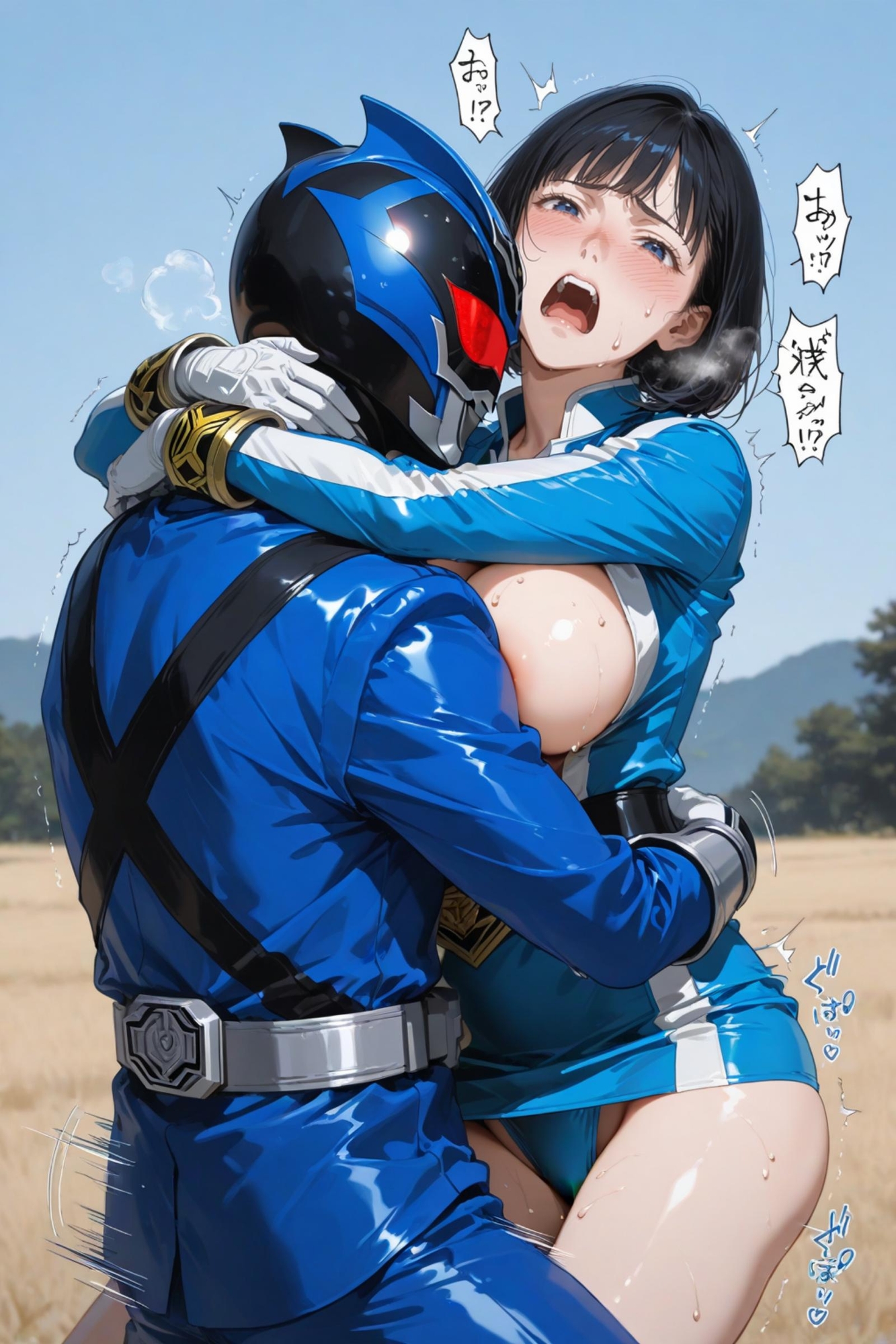 僕だけの戦隊ヒロイン 青 画像9