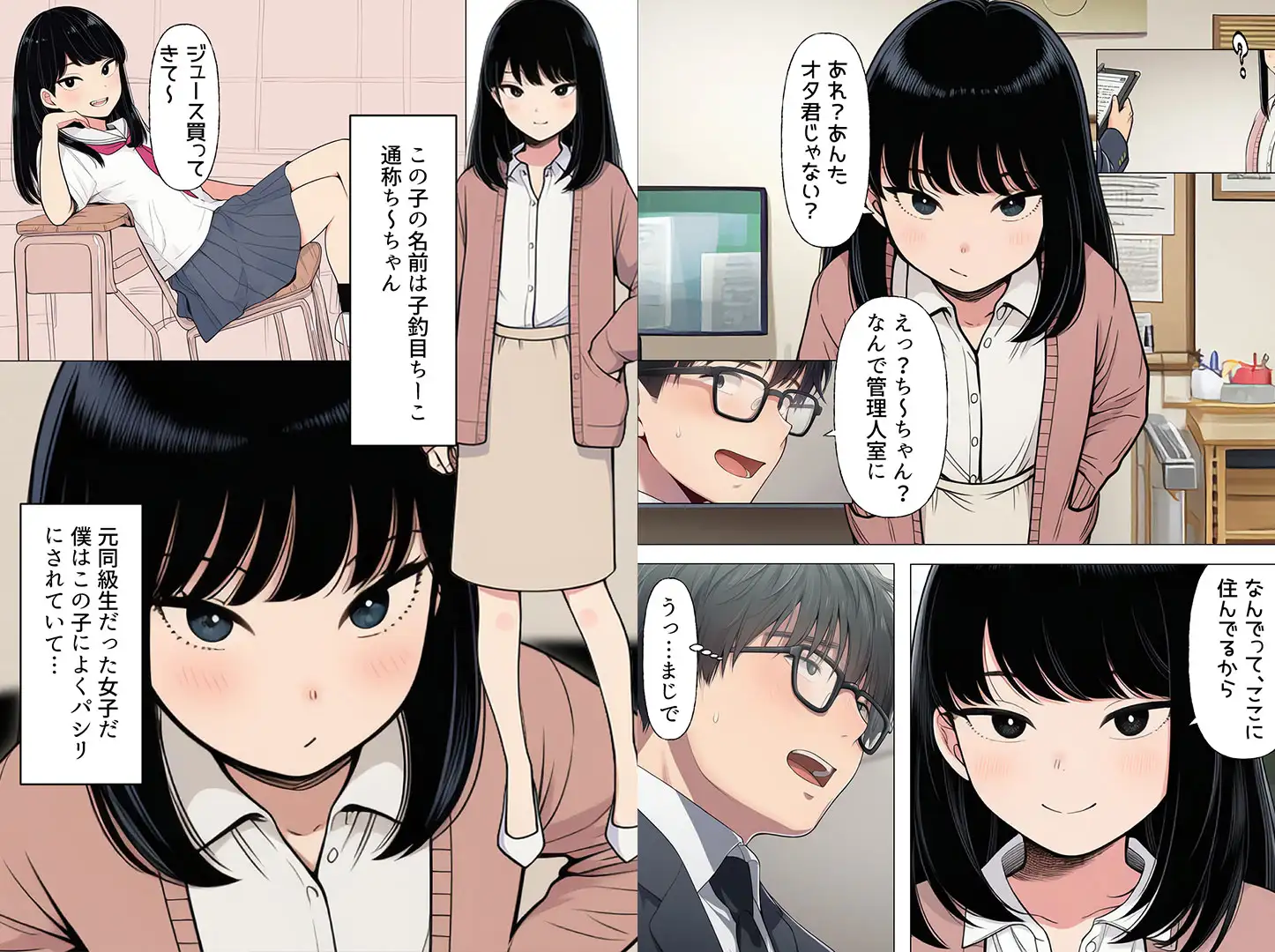 まさか僕が元同級生しか住んでいないマンションの管理人になるとは サンプル画像 3