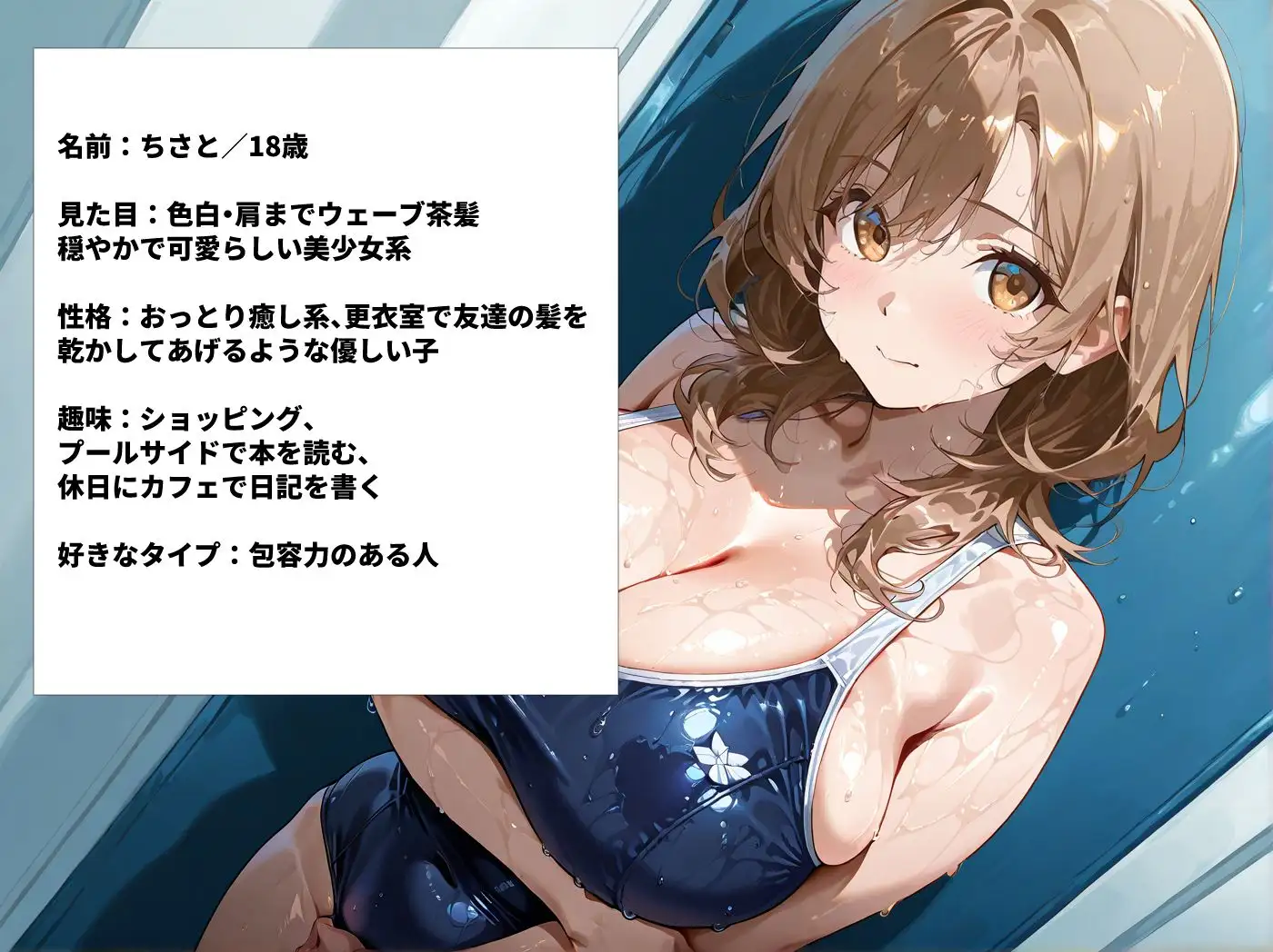 巨乳スク水の水泳部員を順番に呼び出しずぶ濡れセックス サンプル画像 4