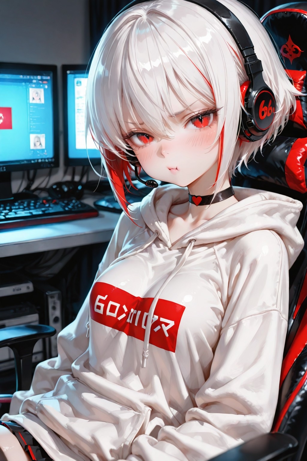 「こんなのファンサじゃねぇッ！」吸血鬼アイドル、ポピーの公開処刑セット【CDZ】【DLsite限定衣装:冬コート/メイド/パーカー】 画像10