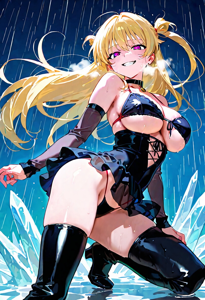 爆乳AI黒ランジェリーXL 画像3