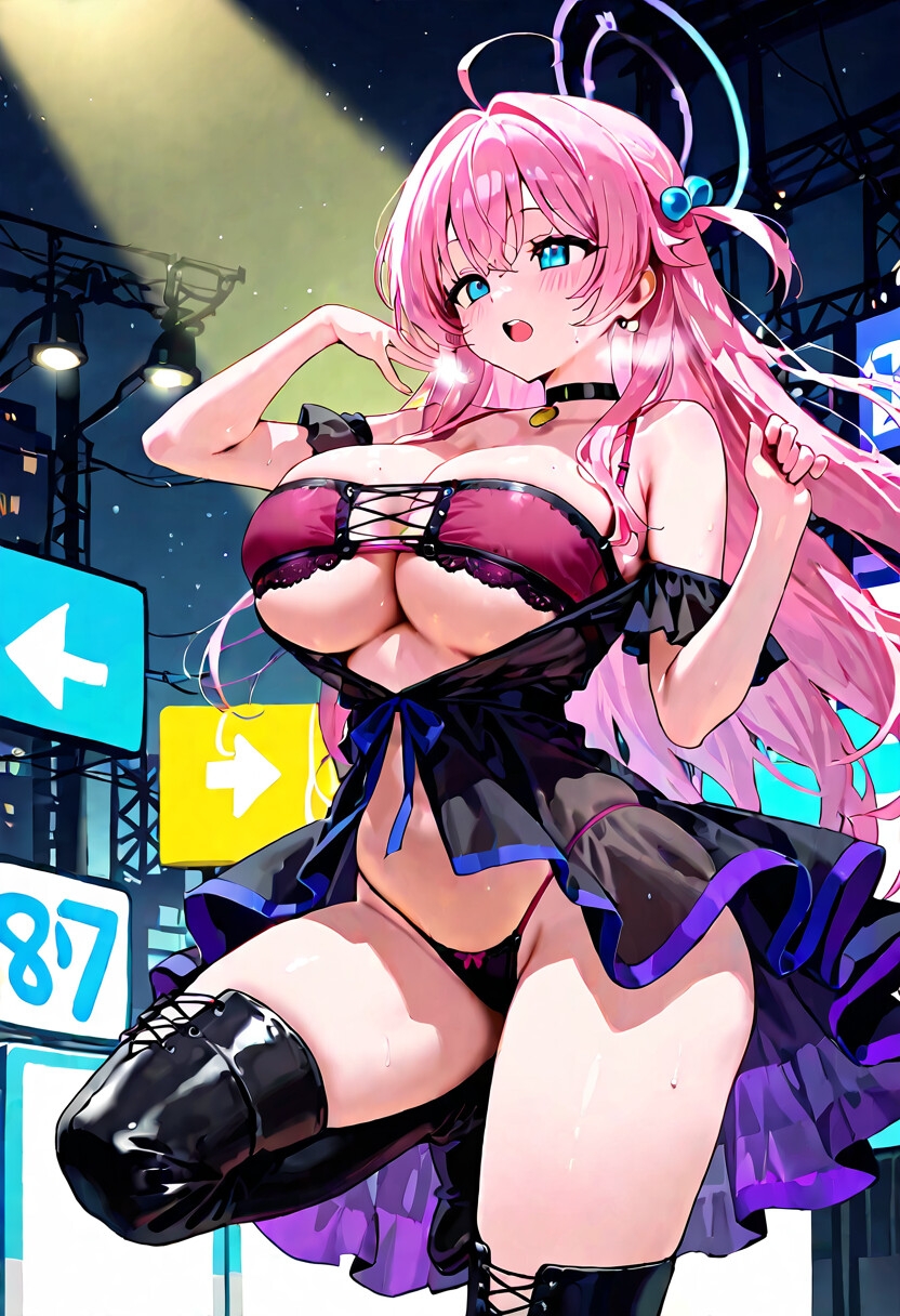 爆乳AI黒ランジェリーXL 画像8