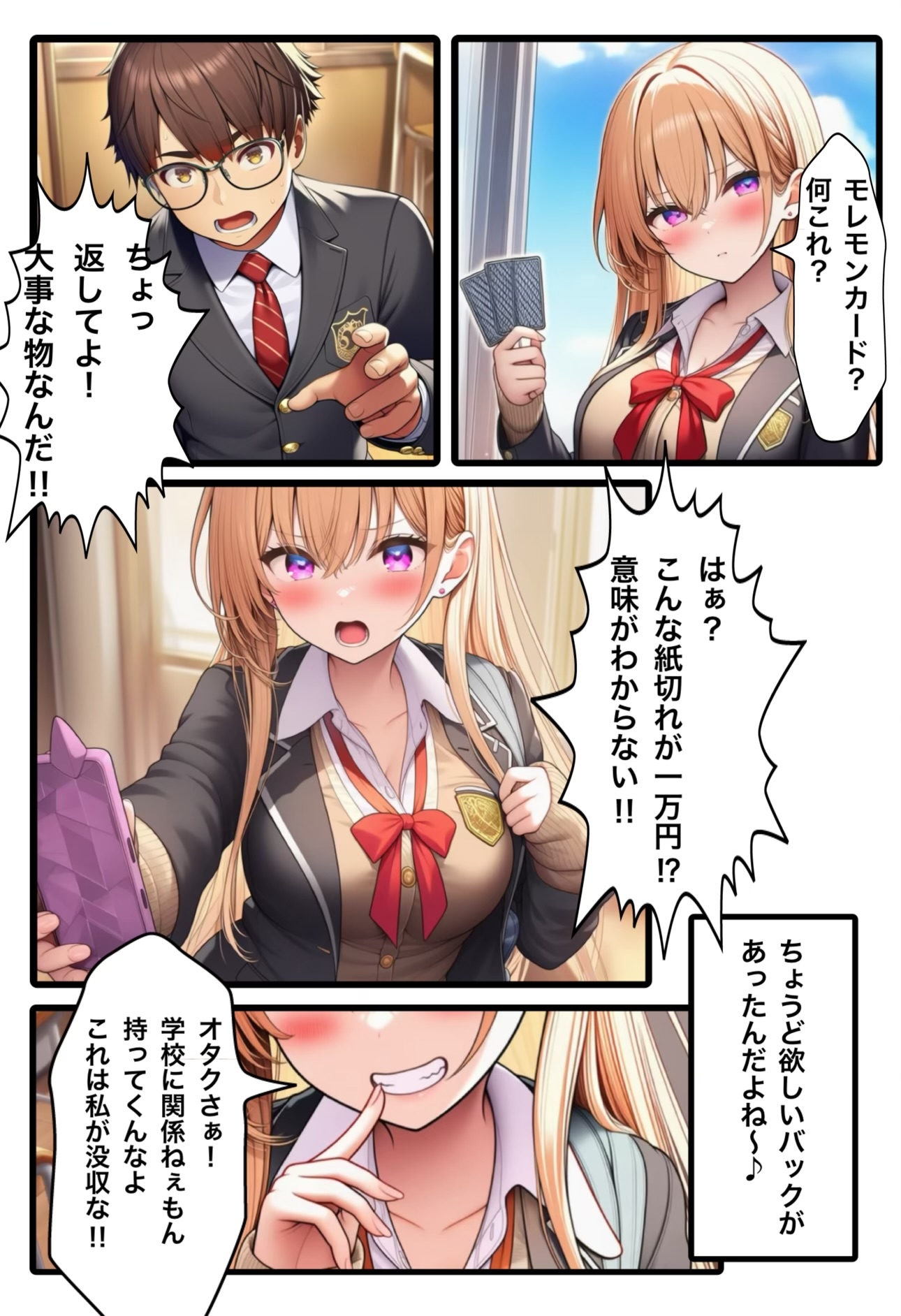 舞ちゃんと強気な女の子 画像1