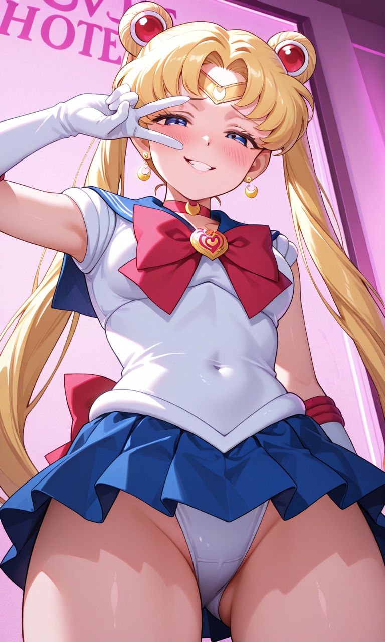 【セ◯ラームーン】ジュピター・マーキュリー・ムーン 〜生意気セ◯ラー戦士を分からせアヘ顔CG集その2〜|挑発パンチラ・中出し・搾精 画像8