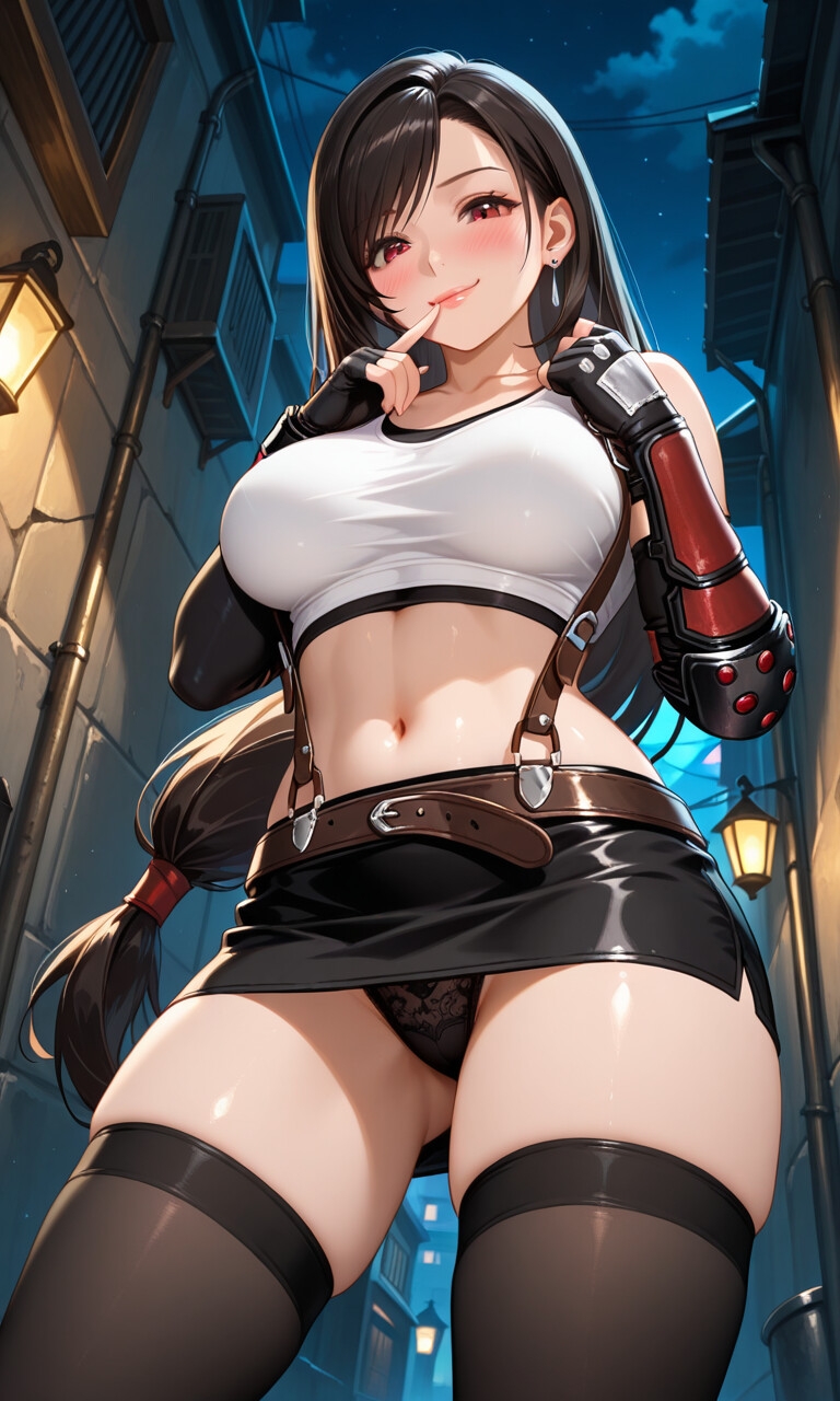 【F〇7】ティファ・エアリス・ユフィ 〜アヘ顔中出し堕ちセックスCG集〜 | パンチラ・パイズリ・尻コキ・中出し 画像1