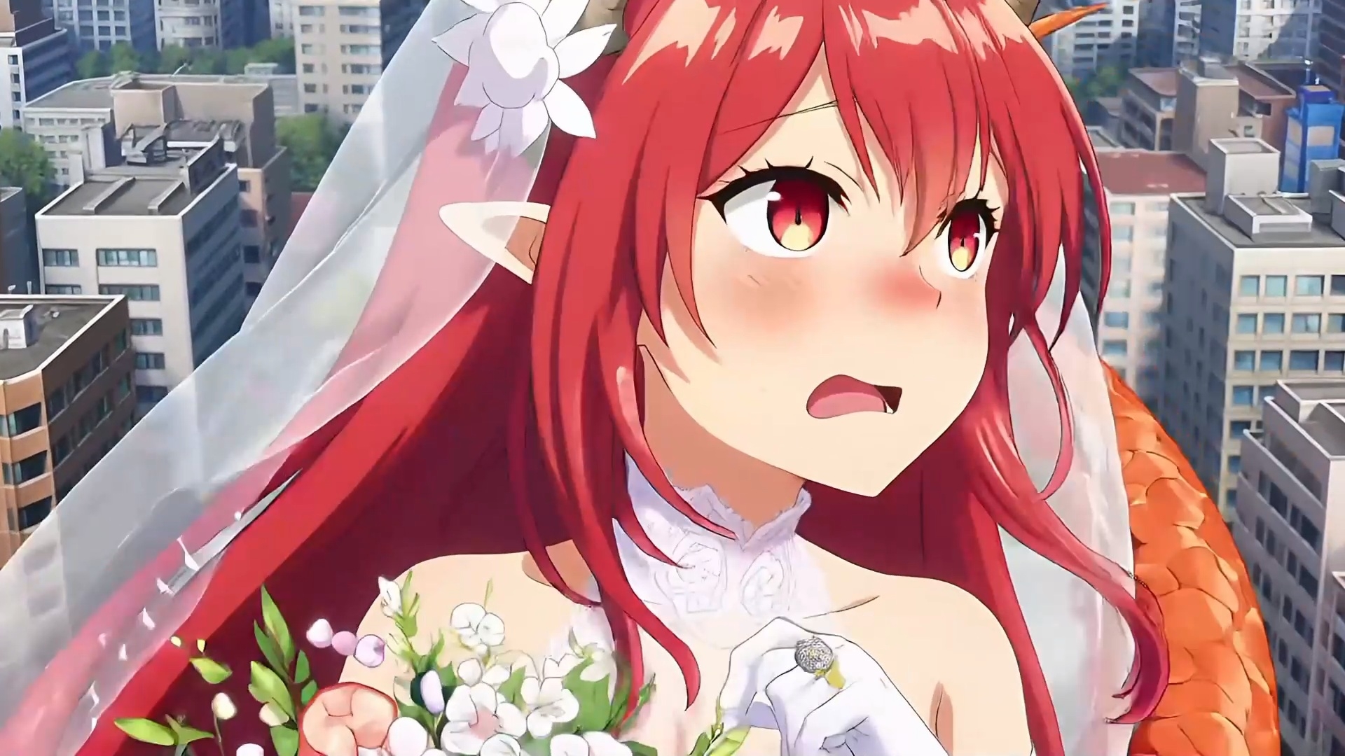 【超自信作!】ウルトラ巨大娘くしゃみアニメーション!/ Ultra Giantess Sneeze Animation!_2