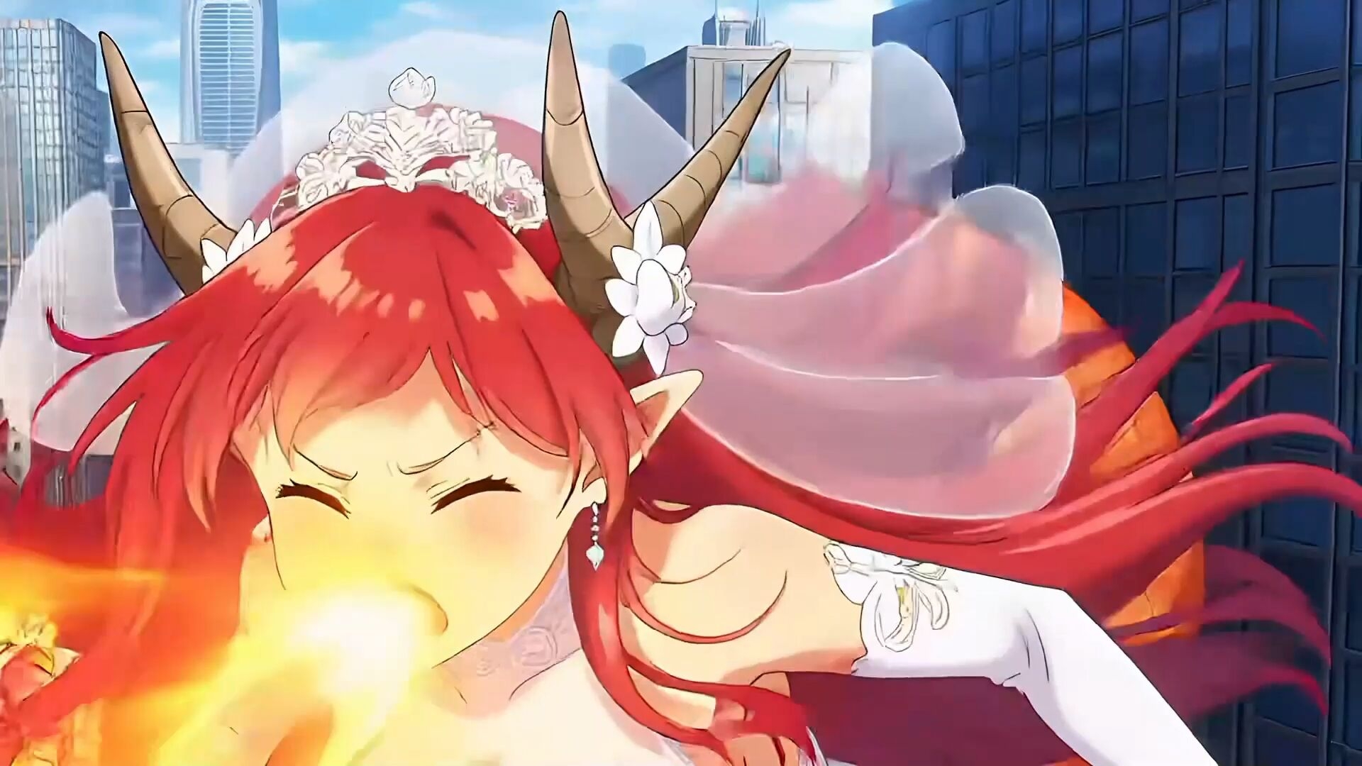 【超自信作!】ウルトラ巨大娘くしゃみアニメーション!/ Ultra Giantess Sneeze Animation!_3