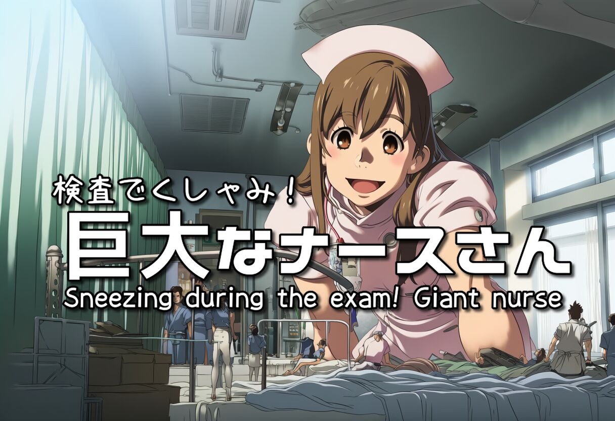 【超自信作!】ウルトラ巨大娘くしゃみアニメーション!/ Ultra Giantess Sneeze Animation!_4