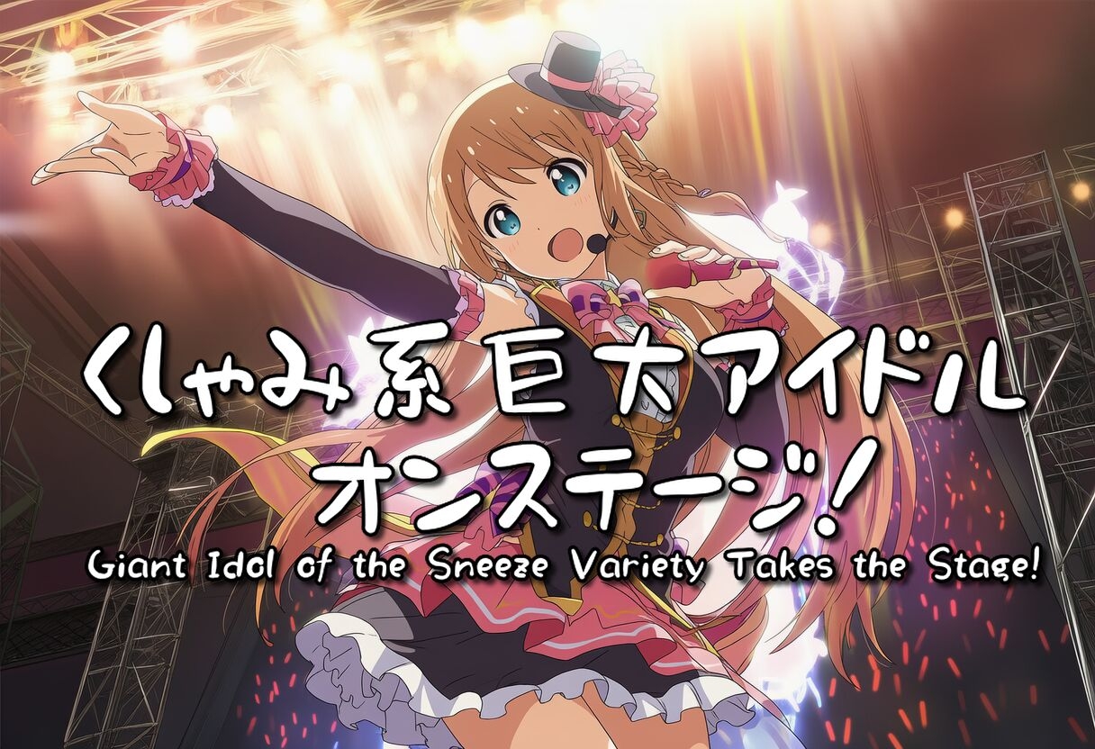 【超自信作!】ウルトラ巨大娘くしゃみアニメーション!/ Ultra Giantess Sneeze Animation!_6