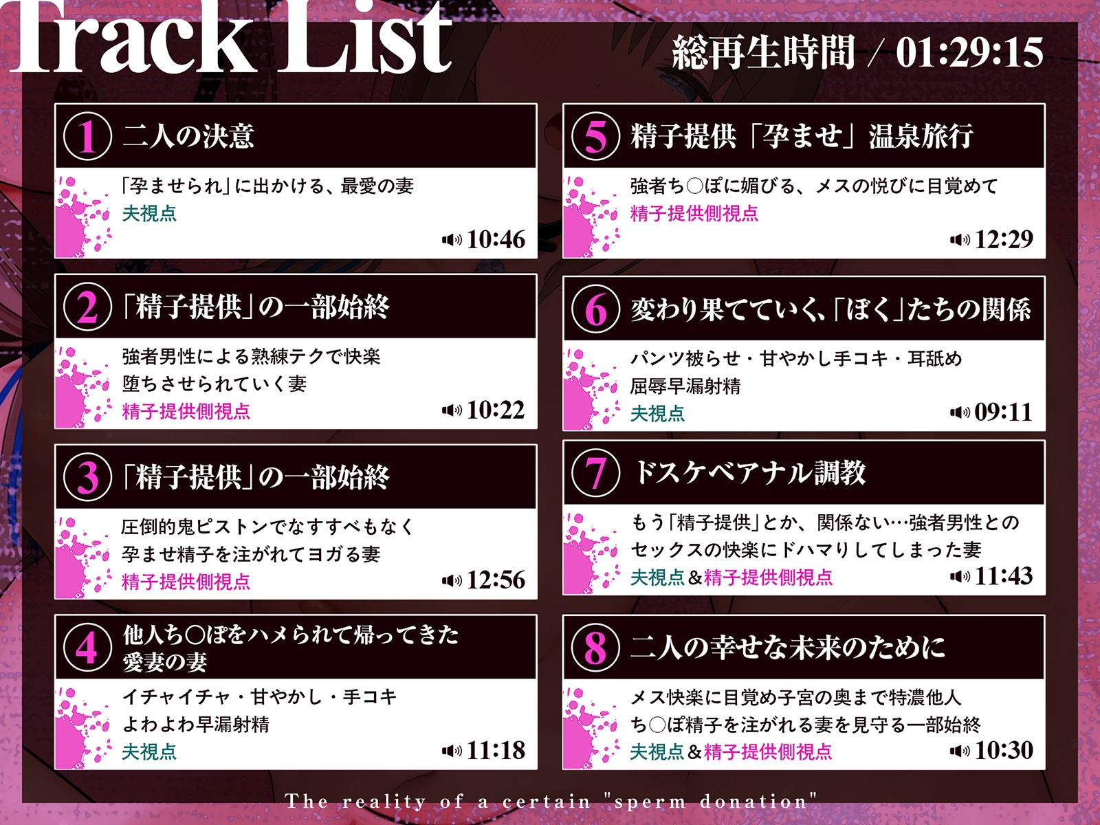 【感傷マゾ】とある「精子提供」の実態～ぼくの大切な淑女妻がつよつよ他人棒のつよつよち○ぽでドスケベメス堕ちして孕むまで～【孕ませ】 画像8