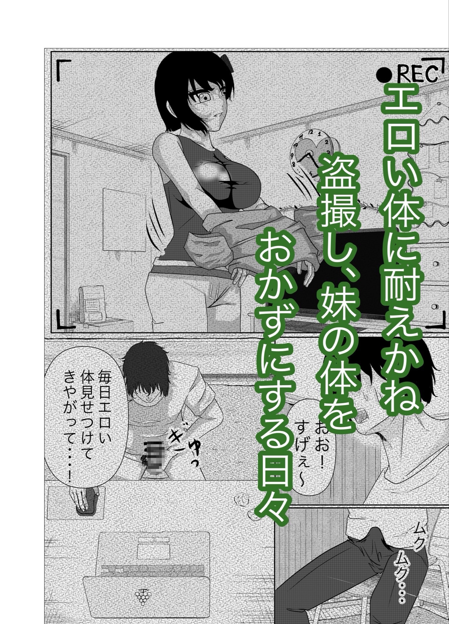 生意気な爆乳義妹を中出し調教 画像2