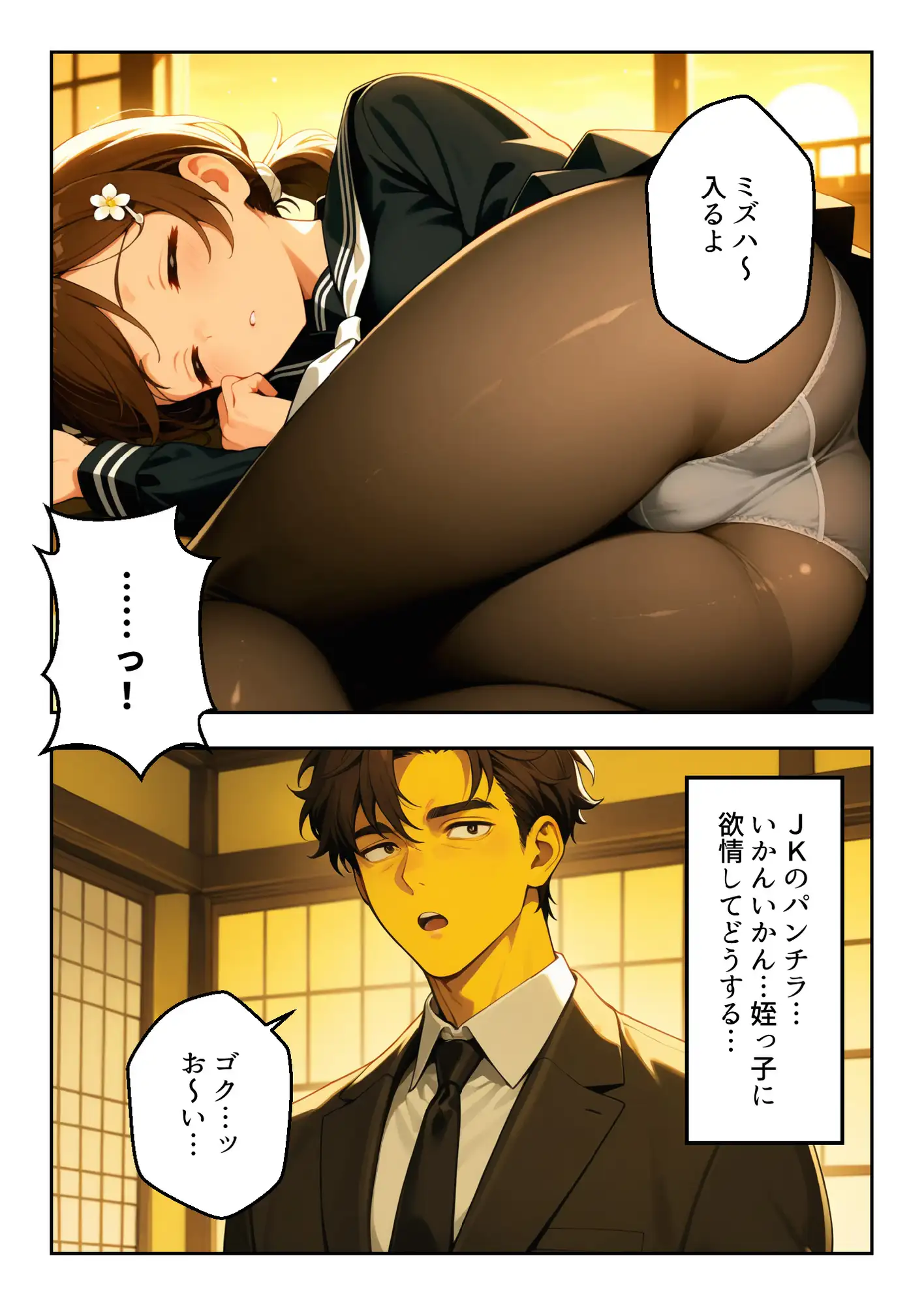 線香と煙草の香。 サンプル画像 4