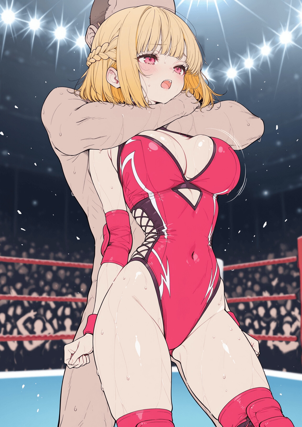 巨乳プロレスラー完全敗北 中出しリング輪○ 画像2