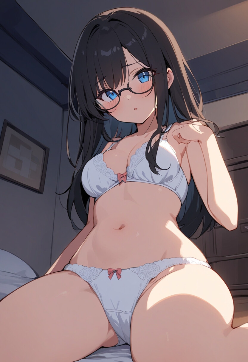 4種の下着であお向け&馬乗り vol.1 画像7