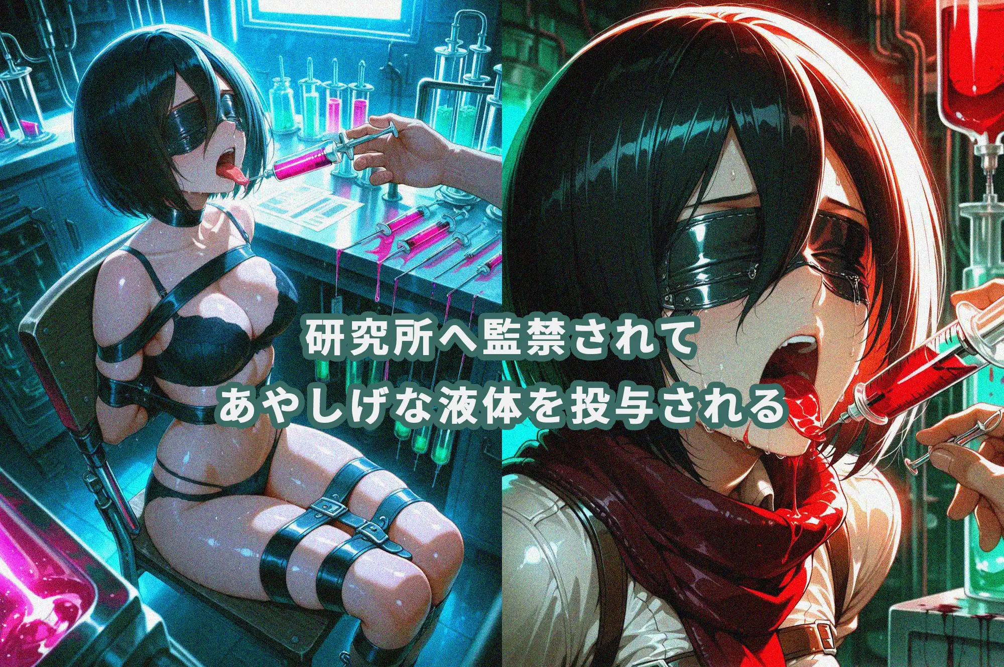 ミカ〇が研究所で人体改造される(ふたなり・妊娠) サンプル画像 2