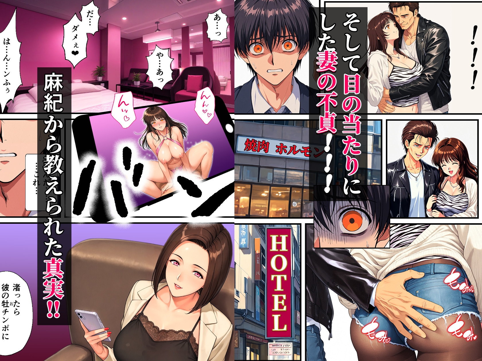 団地妻NTR清楚妻が早漏雑魚ちんこ(ダンナ)に欲求不満爆発 NN(生中だし)オフ会しちゃった話_6