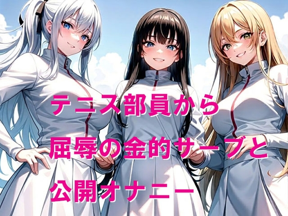 テニス部員から屈辱の金的サーブと公開オナニー
