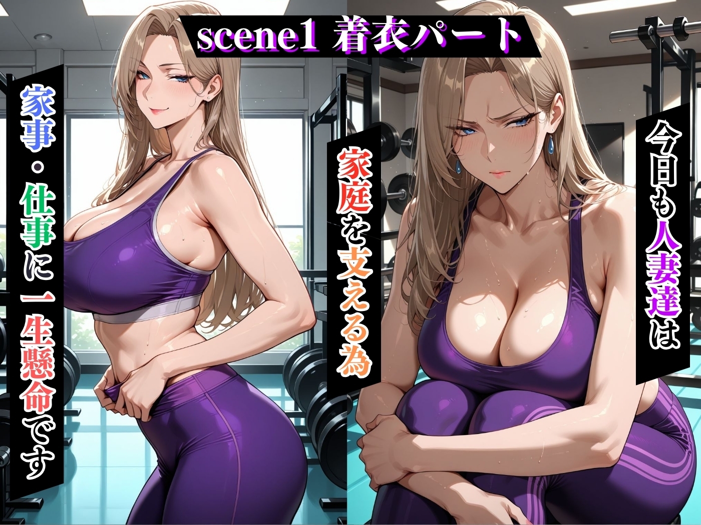 肉感人妻種付け~強気なヨガトレーナーがアヘ顔晒して無様に絶頂~_4