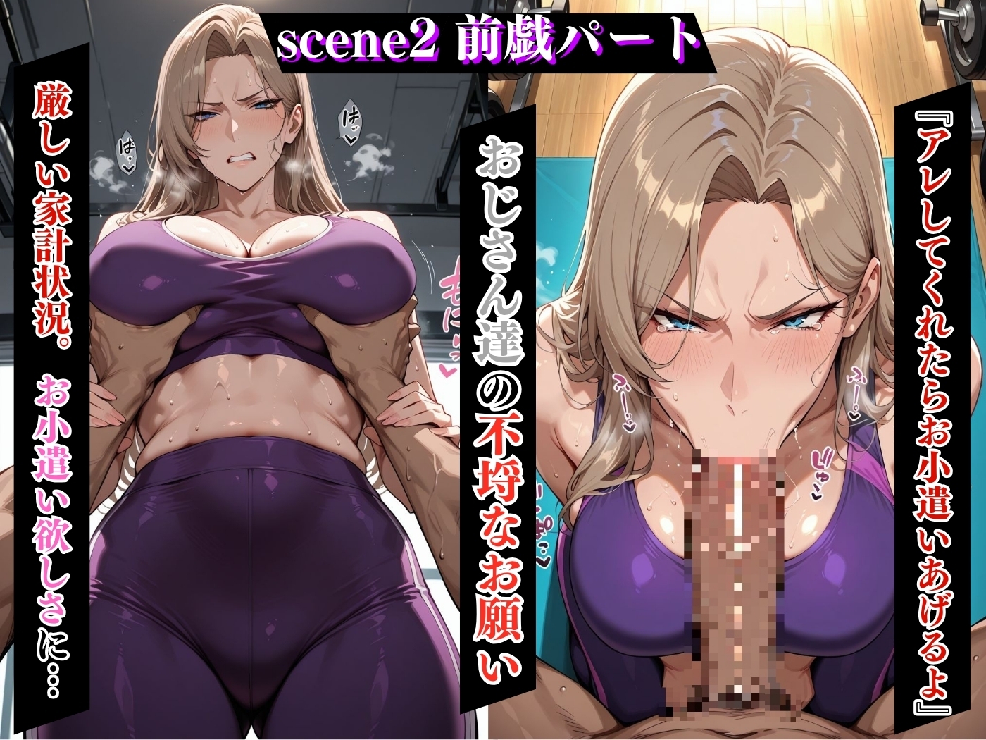 肉感人妻種付け~強気なヨガトレーナーがアヘ顔晒して無様に絶頂~_5