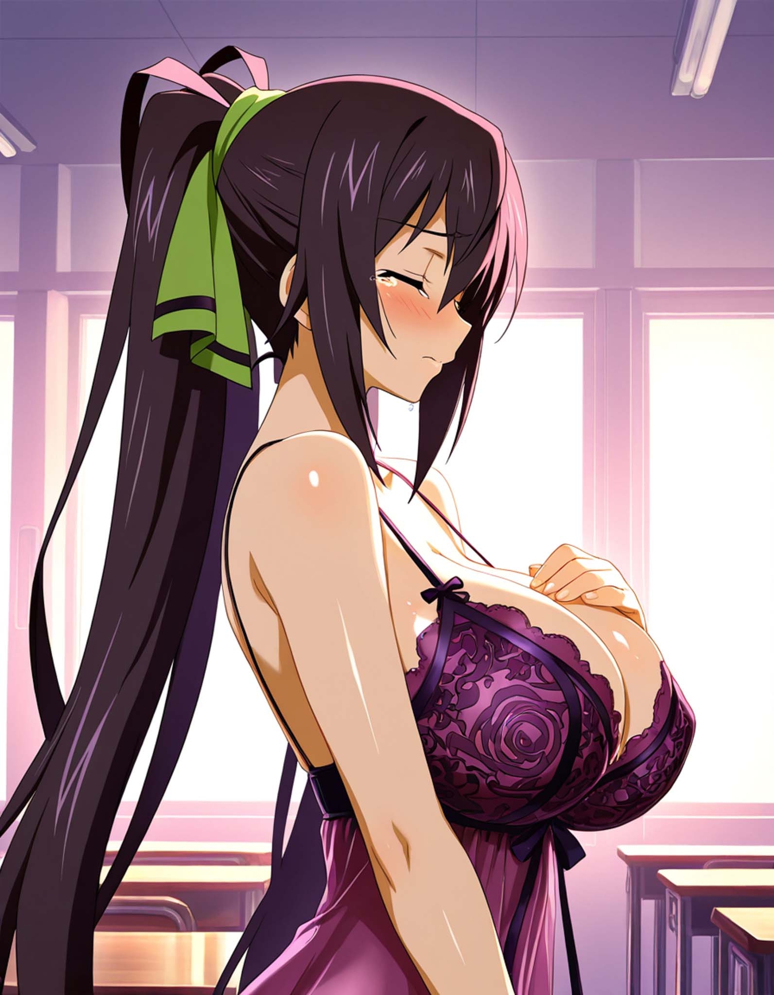 絶対孕ませメス堕ちヒロイン~セシ〇ア×箒~ 画像1