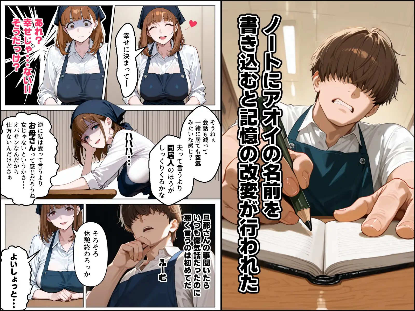 良妻賢母の記憶を改変して托卵させる話 [わんめーる] | DLsite - R18