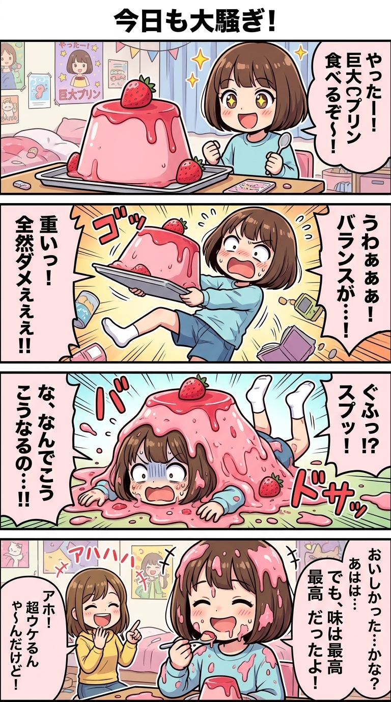 超面白いギャグ漫画 日常大混乱！ サンプル 1/2