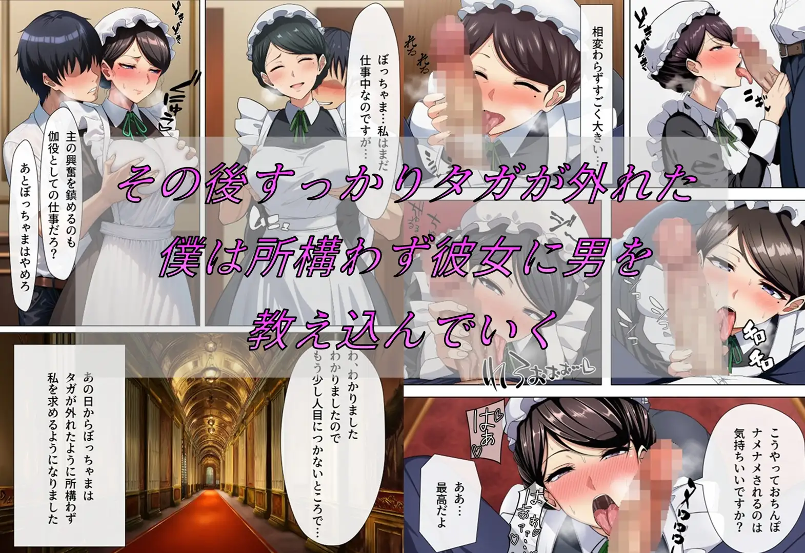 メイドで童貞卒業するよう言われたので昔から好きだった行き遅れ処女メイド長を寵愛して孕ませる話 [からすみのおかず屋] | DLsite - R18