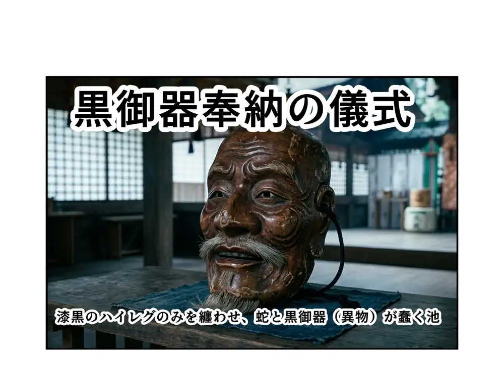 禁忌アーカイブ 黒御器奉納の儀式01 黄金の肉体への「汚辱の招待状」