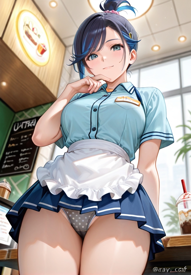 下から失礼します ウェイトレス編_2