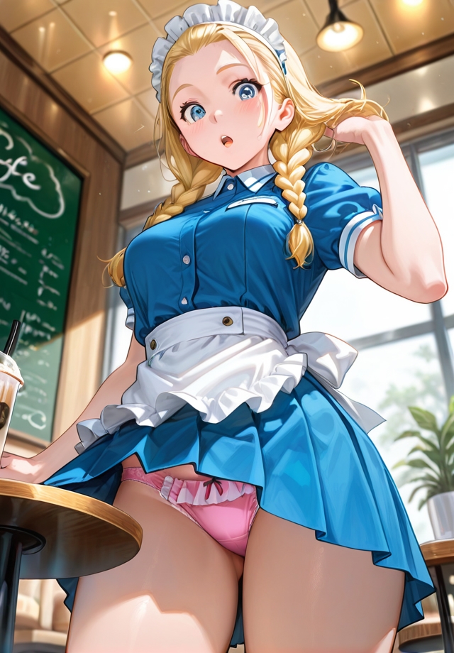 下から失礼します ウェイトレス編_6