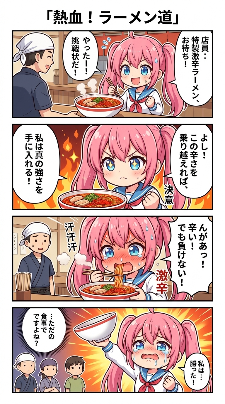 ポンコツ女子の日常4コマ サンプル 3/7