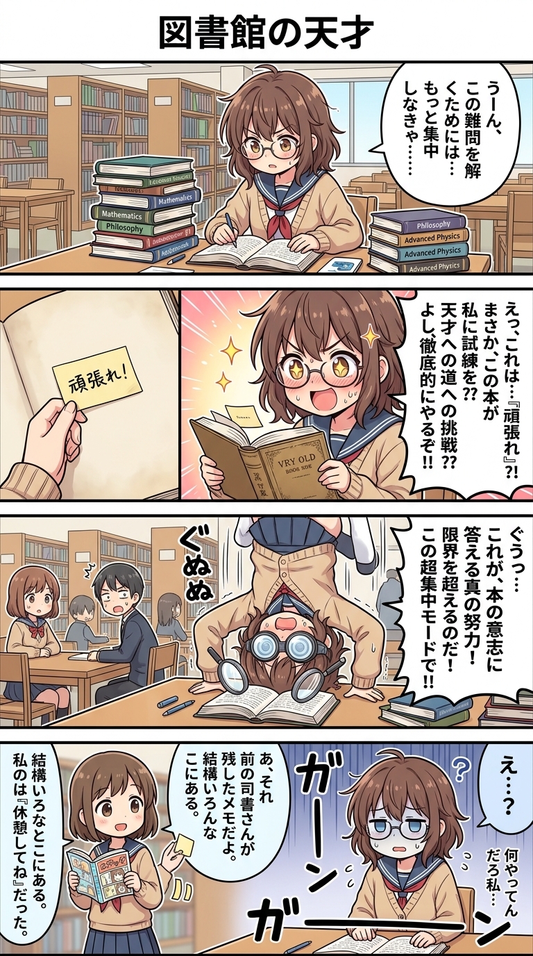 ポンコツ女子の日常4コマ サンプル 6/7