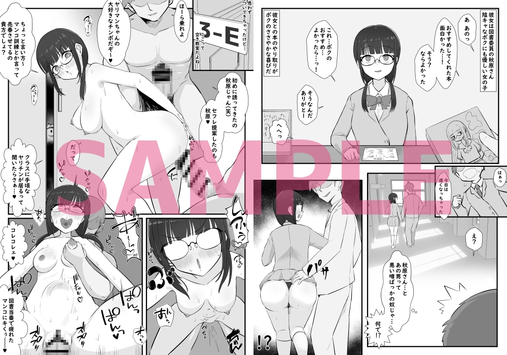 【BSS】ボクは相手にされないヤリマン図鑑 サンプル 2/3