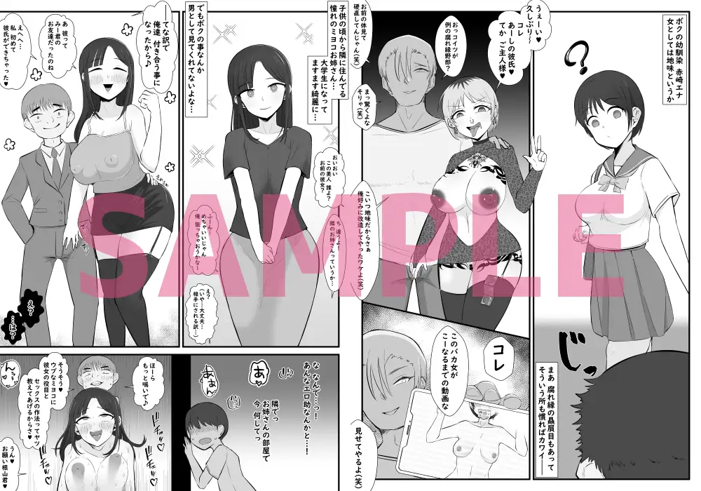 【BSS】ボクは相手にされないヤリマン図鑑 サンプル画像 3