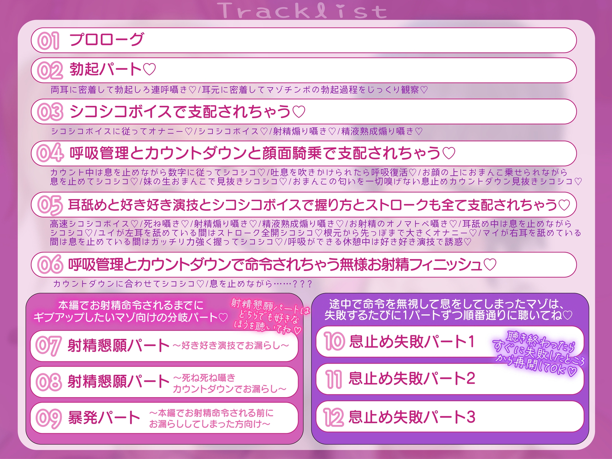 意地悪な妹達にオナサポ音声好きがバレちゃって呼吸管理でオモチャにされちゃう地獄の射精我慢遊び♡_5