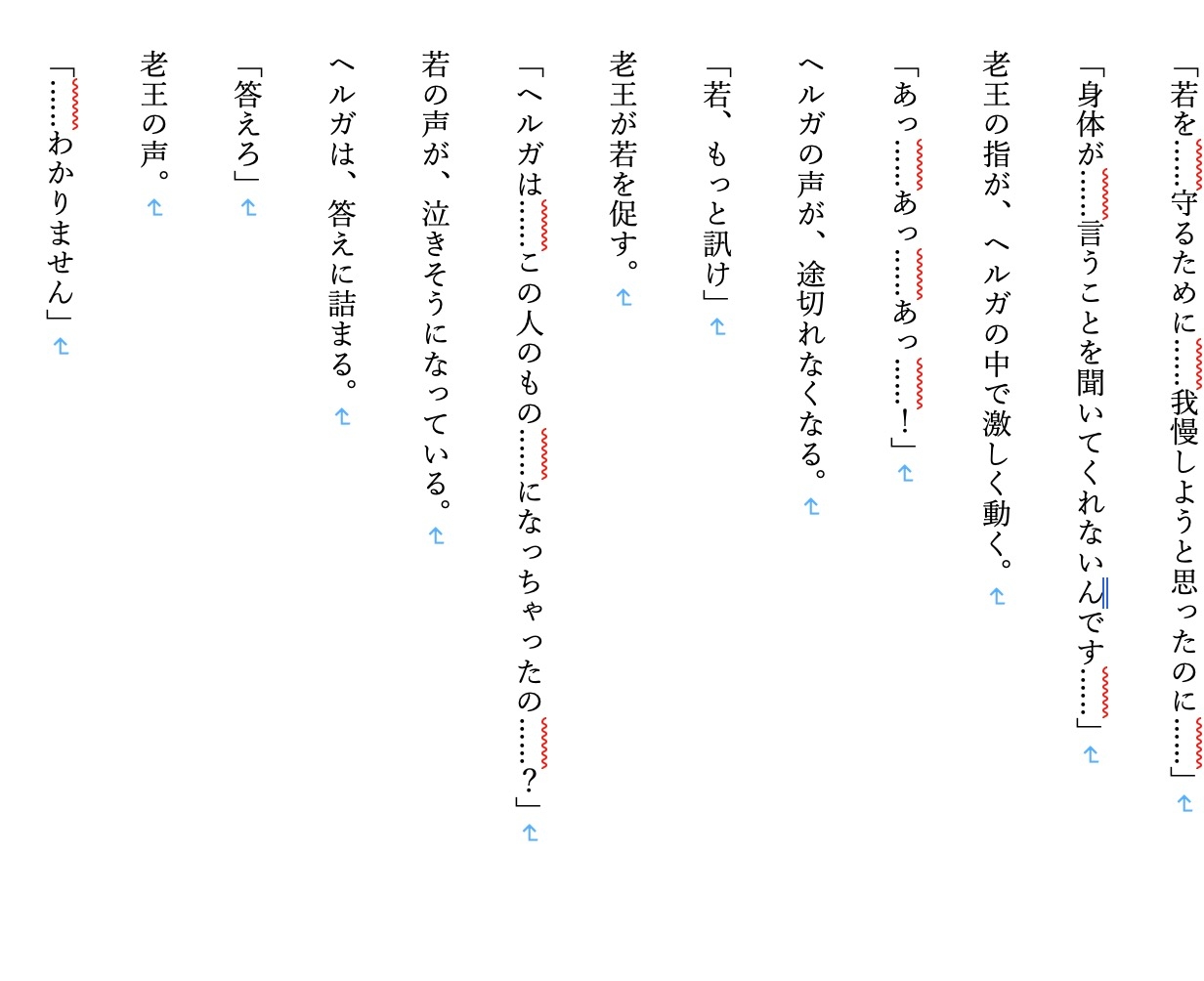 【BSS/NTR/巨乳/女騎士/お姉さん/高身長/調教】初恋お姉さん女騎士団長ヘルガ、若の目の前で寝取られ堕ちるまで2〜老王の征服録 182cm豊乳護衛騎士・性奴○調教録〜 画像7