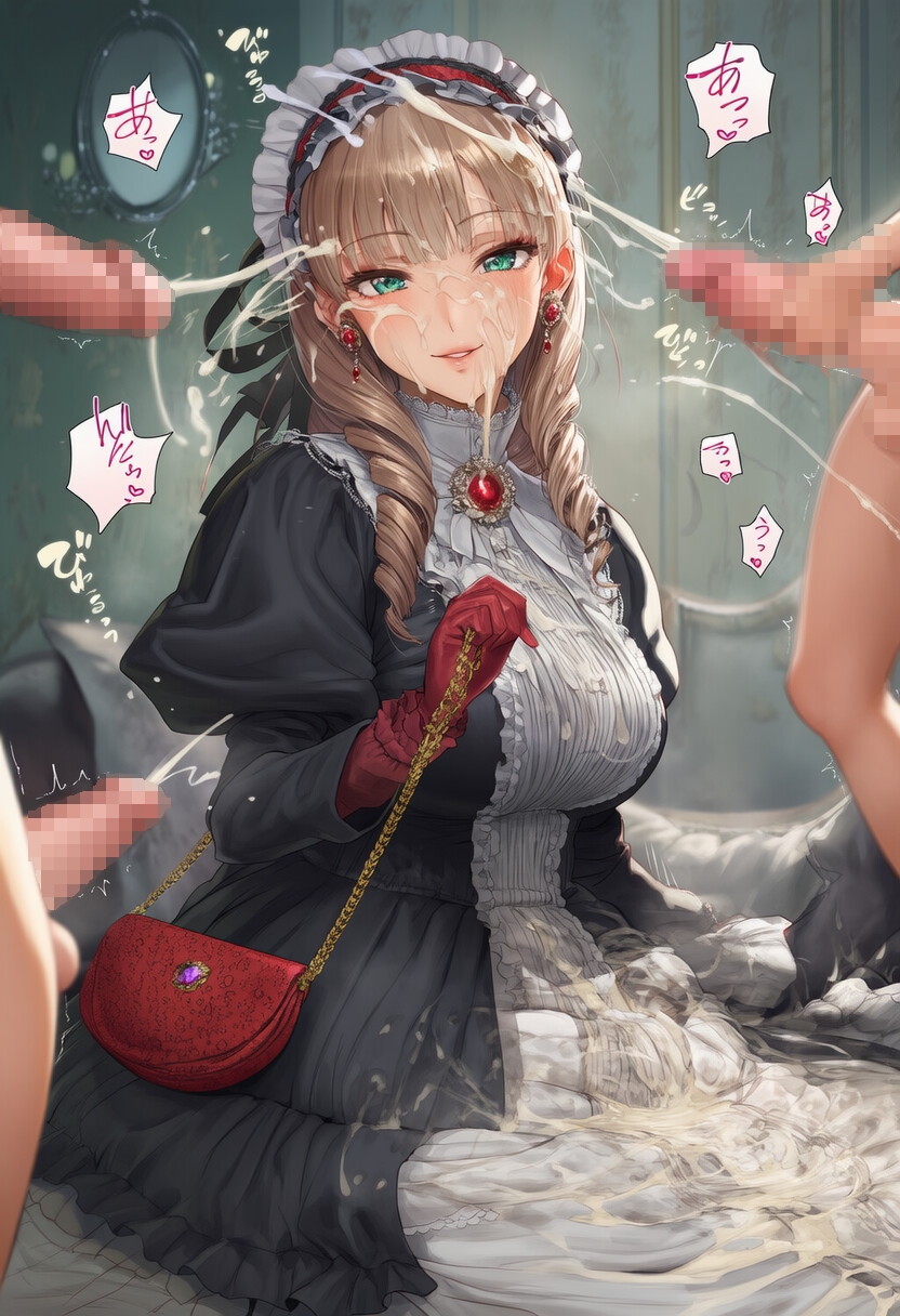 ゴシック〇リィタ様にぶっかけ射精 ver.F_1