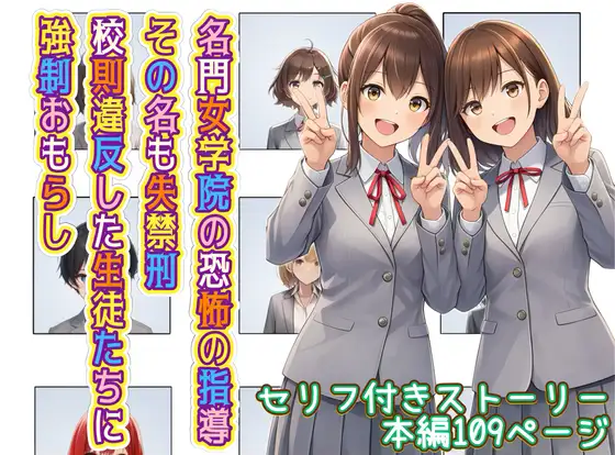 名門女学院の恐怖の指導 その名も失禁刑 校則違反した生徒たちに強○おもらし [Niche Shop] | DLsite - R18