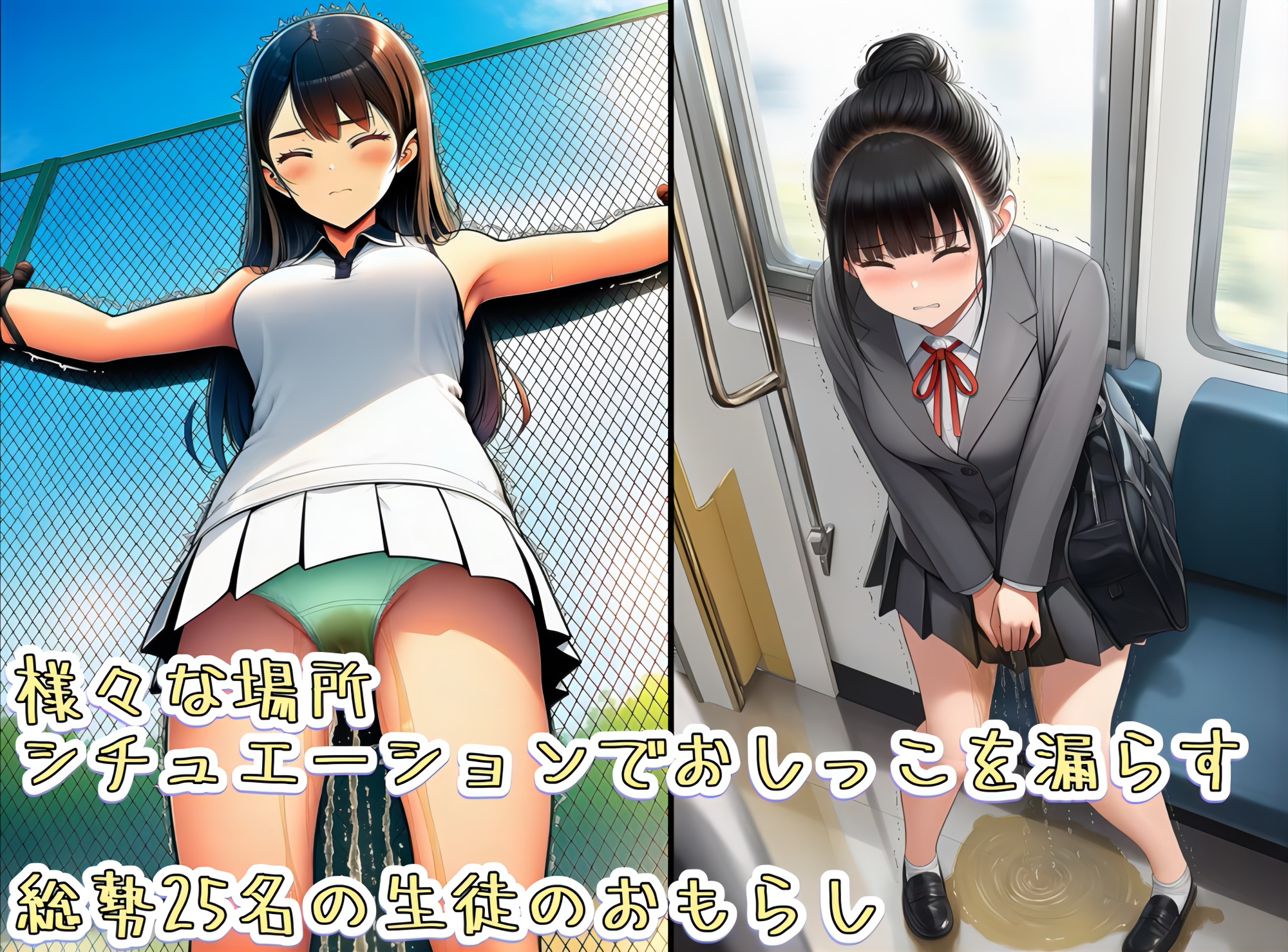 名門女学院の恐怖の指導 その名も失禁刑 校則違反した生徒たちに強○おもらし [Niche Shop] | DLsite - R18