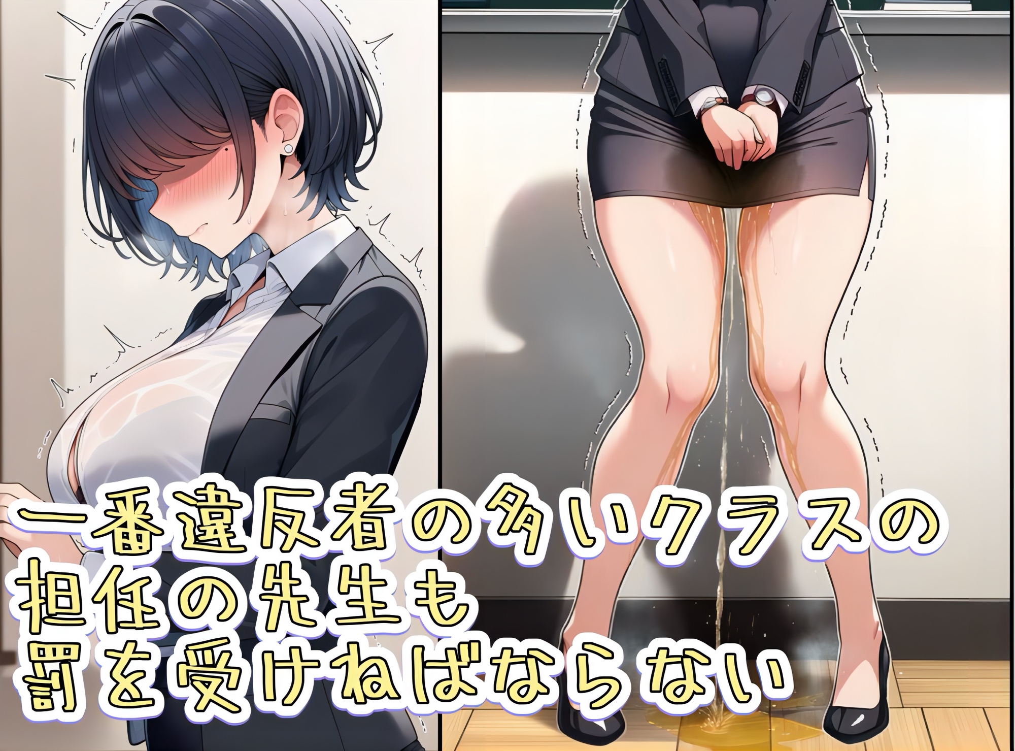 名門女学院の恐怖の指導 その名も失禁刑 校則違反した生徒たちに強○おもらし [Niche Shop] | DLsite - R18