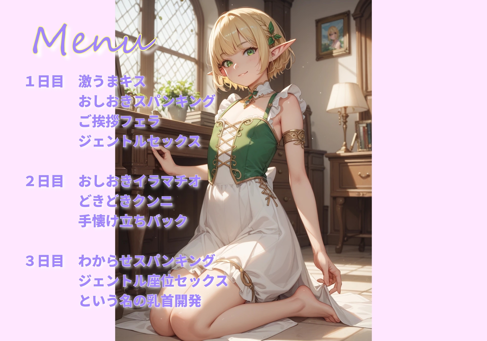 エルフの生意気小娘を一週間調教してみた。 画像3