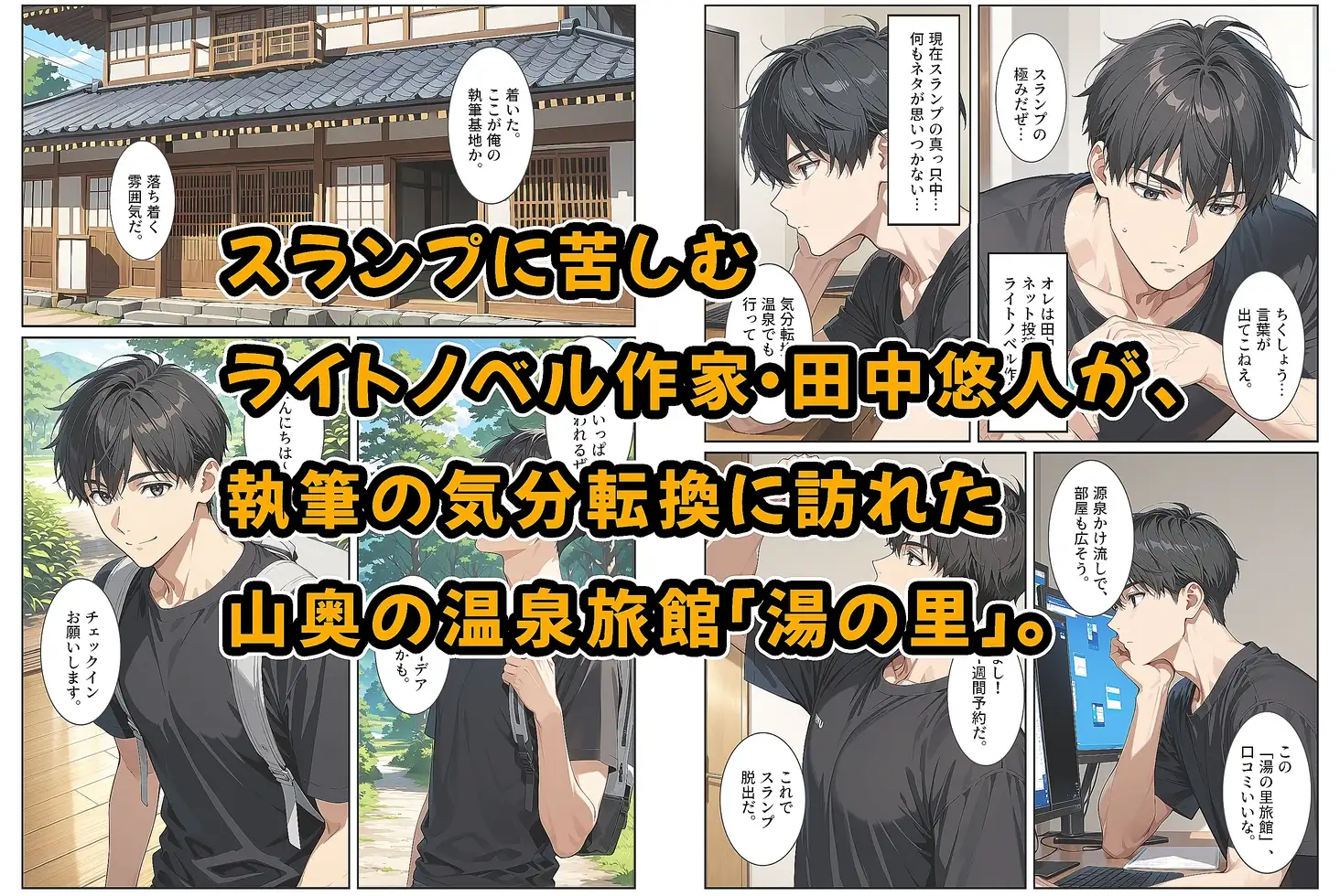 温泉宿の欲求不満な爆乳若女将は混浴露天風呂で孕ませ中出しセックスさせてくれました。 [StudioSR(妹・人妻・巨乳推し)] | DLsite - R18