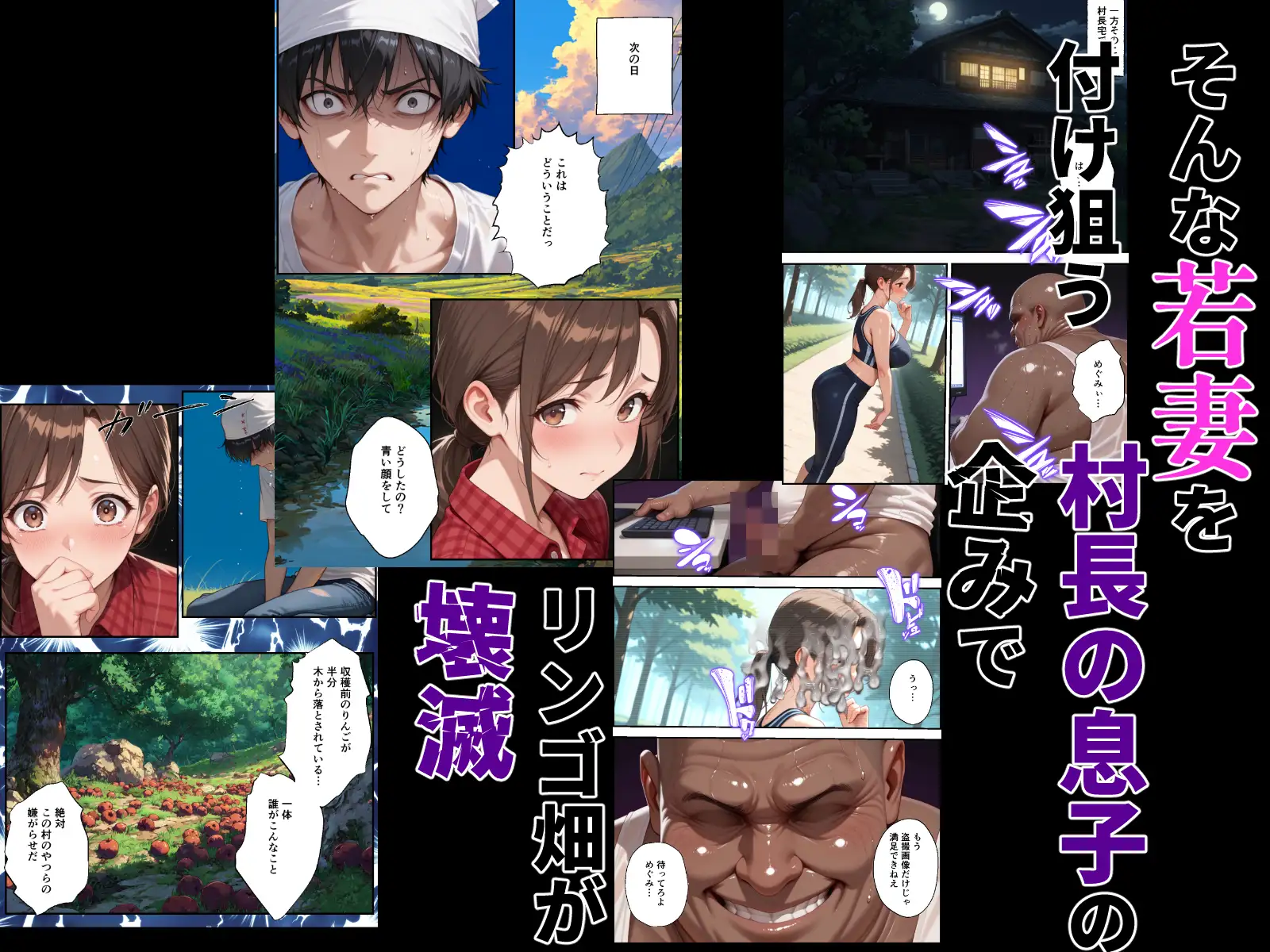 村の権力者に上納された妻 サンプル画像 2