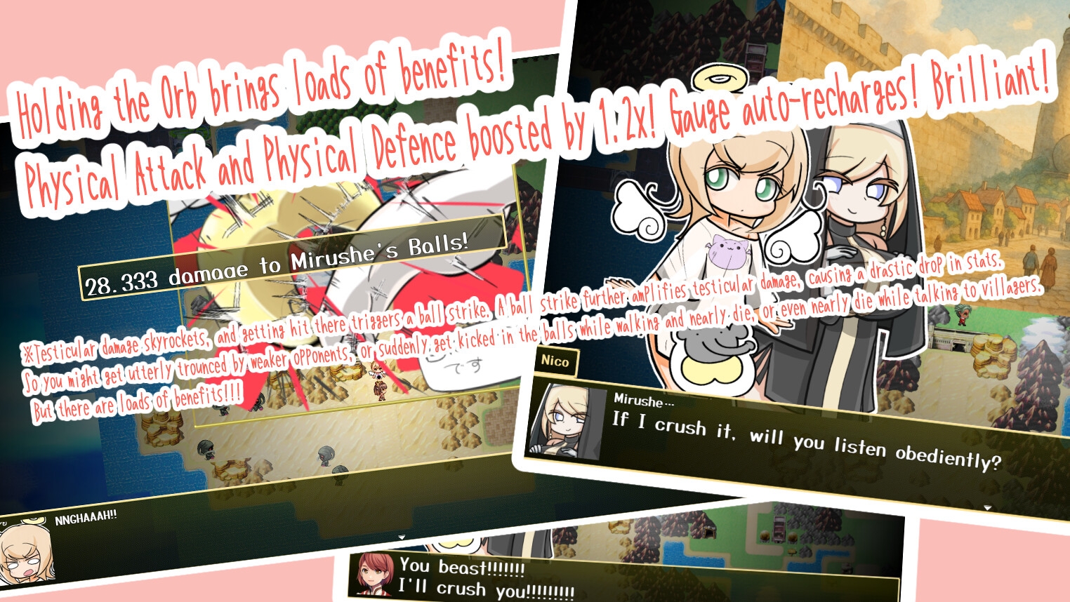 Why Is the Angel With Balls So Weak!? Why Is the Angel With Balls So Weak!?