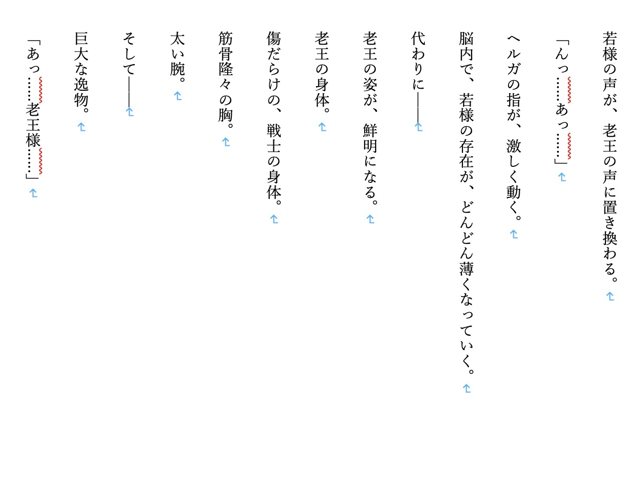 【BSS/NTR/巨乳/女騎士/お姉さん/高身長/調教】初恋お姉さん女騎士団長ヘルガ、若の目の前で寝取られ堕ちるまで4〜老王の征服録 182cm豊乳護衛騎士・性奴○調教録〜 画像7