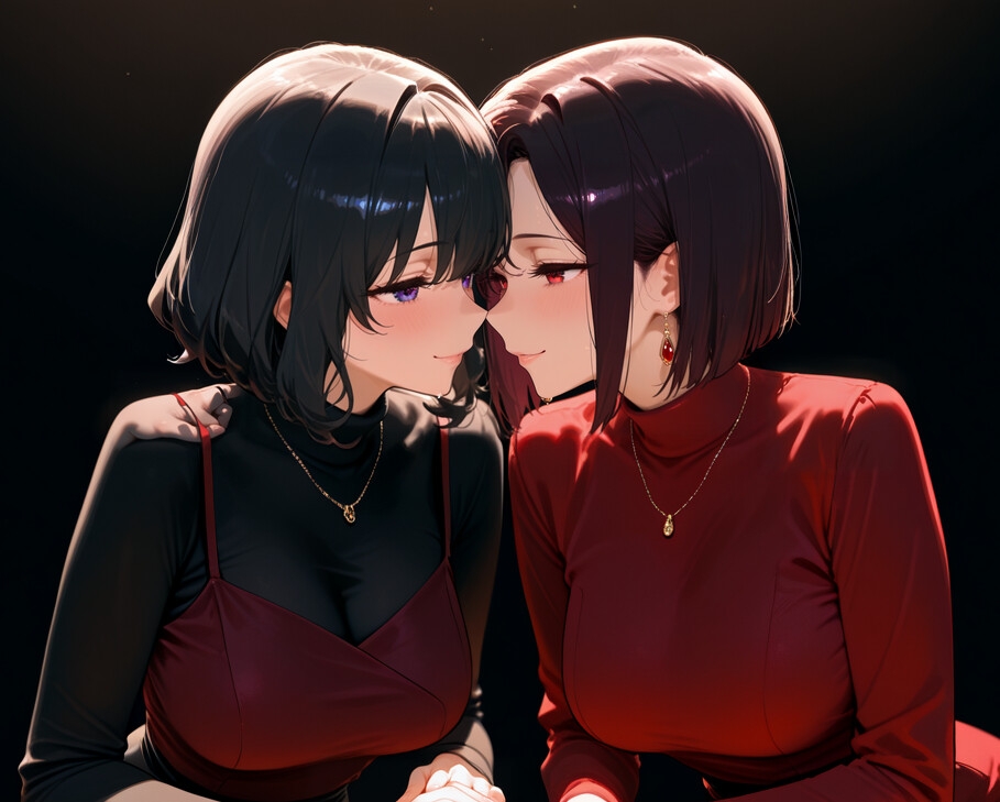 【百合・ASMR】お姉さんの甘い声で耳舐め・クリ責め・官能音声・・・-2画像